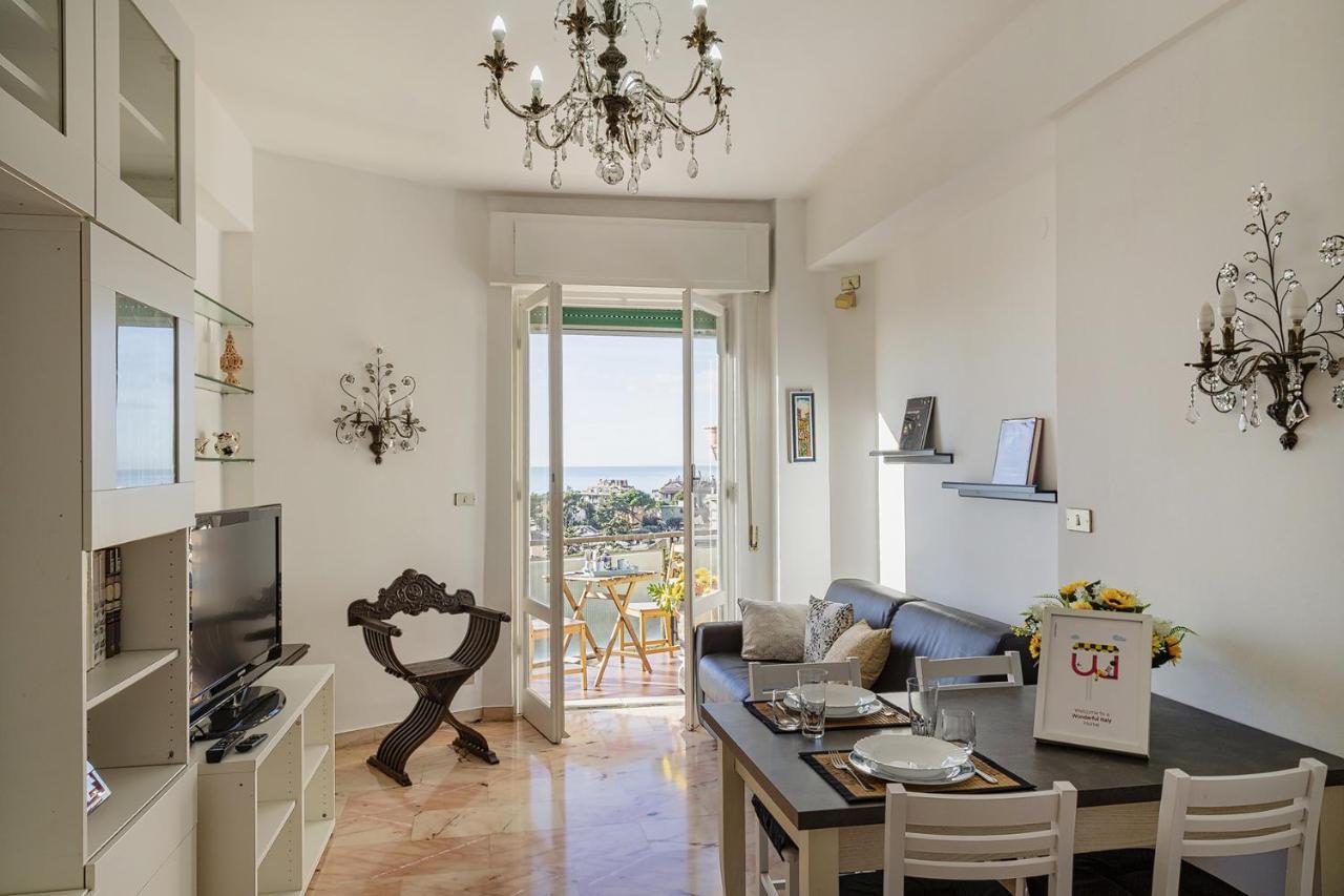 Homey Seaview Apartment By Wonderful Italy Генуя Екстер'єр фото