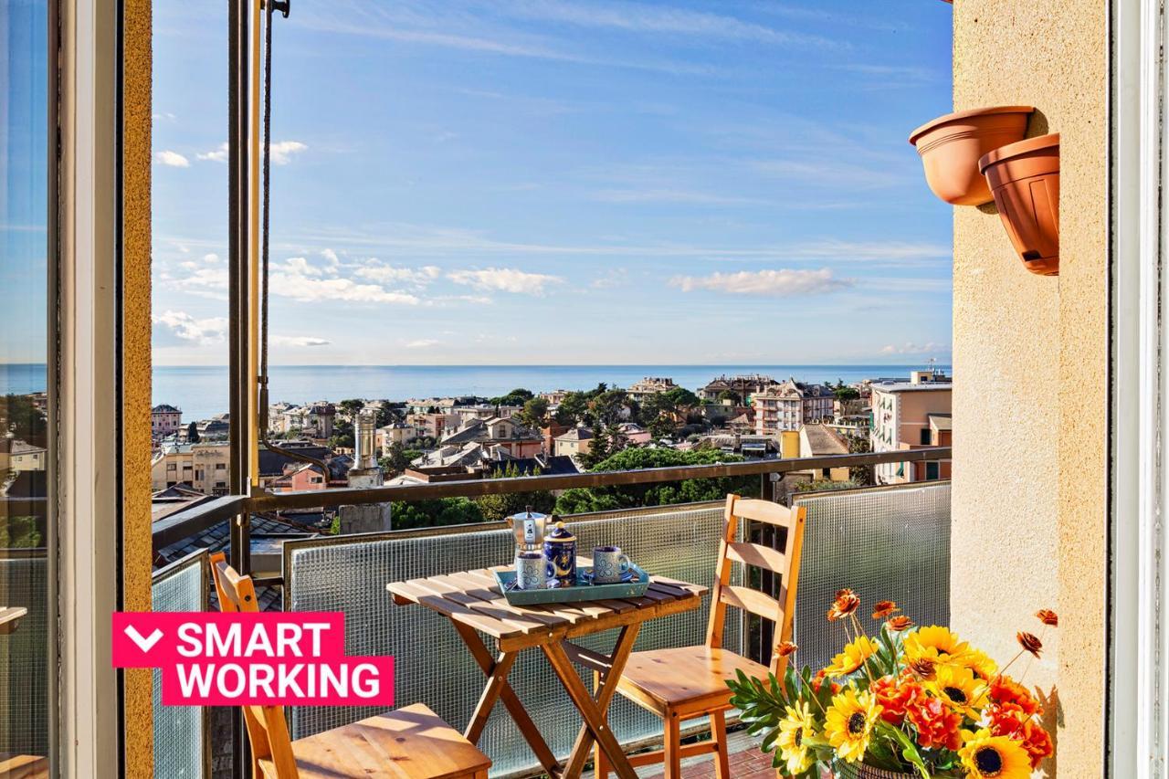 Homey Seaview Apartment By Wonderful Italy Генуя Екстер'єр фото